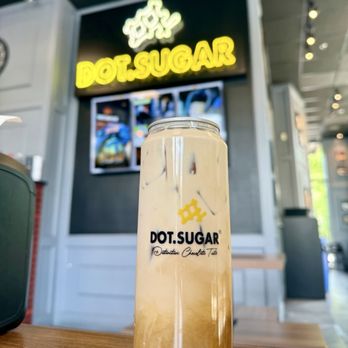Dot Sugar - Iced cafe latte - Desserts Near Me - Beaverton, Oregon