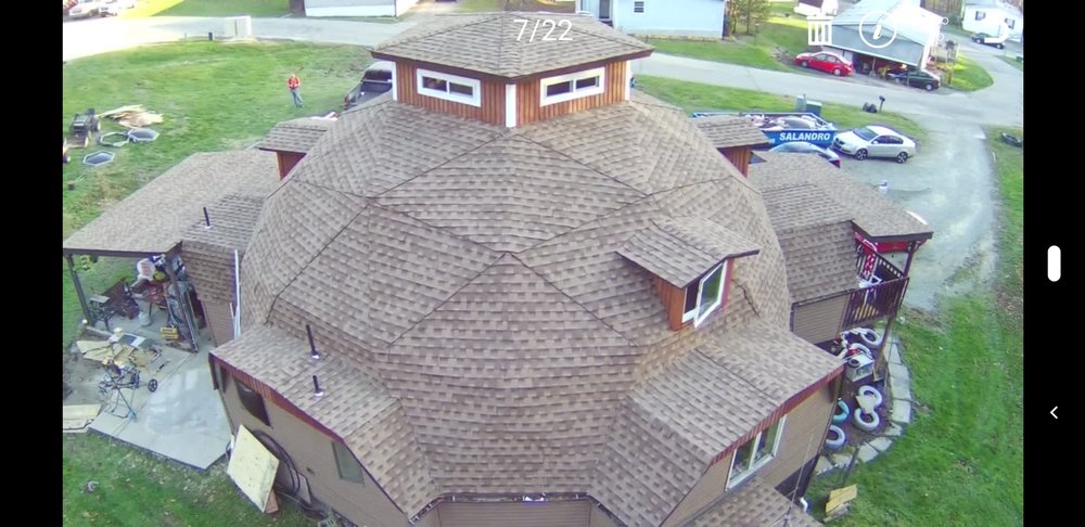 Slide of New Age Dome Construction