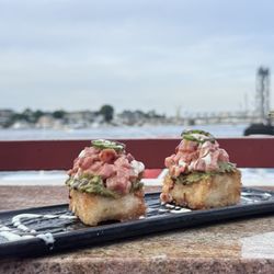The Oar House - Tuna tartare sticky rice