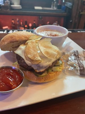 Photo of Connecticut Yankee - San Francisco, CA, US. CY Burger and New England Clam Chowder