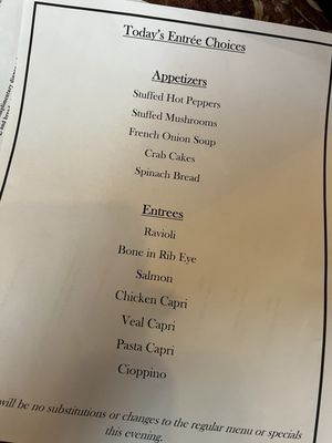 Menu photo 1 Falletta's Restaurant East Amherst, NY