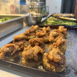 Blue Bowie Personal Chefs - Crab cake prep