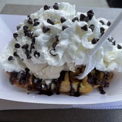 Philly Waffle Cabin - "The St Luke's" (Coffee icecream)