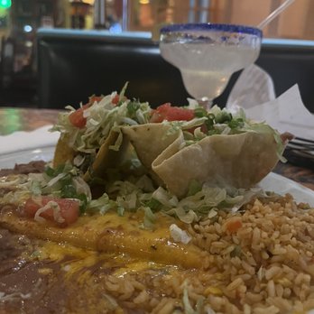 Rosalita's - Combo 3. Taco , Cheese Enchilada And Bean Tostada... rice and beans for sides - Tex-Mex Near Me - Atlantis, Florida Rosalita's - Combo 3. Taco , Cheese Enchilada And Bean Tostada... rice and beans for sides - Tex-Mex Near Me - Atlantis, Florida