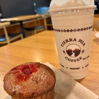 Tierra Mia Coffee - Mazapan Peanut Frappe and Strawberry Tres Leches. - Coffee & Tea Near Me - Long Beach, California