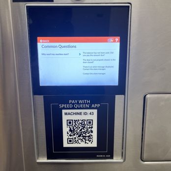 Laundry Unlimited - Touchscreen, scan QR code to select machine, common questions or help available if needed - Laundromat Near Me - Charlotte, North Carolina