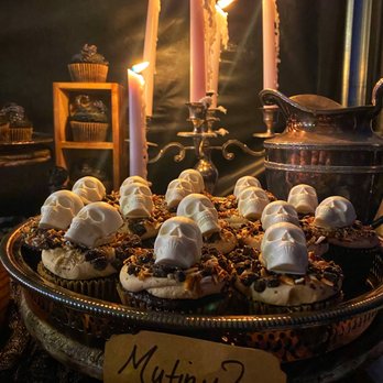 Sweets by Kristin - a tray of cupcakes with marshmallows - Cupcakes Near Me Sweets by Kristin - a tray of cupcakes with marshmallows - Cupcakes Near Me