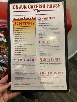 Menu photo 1 Cajun Catfish House Jefferson City, MO Menu photo 1 Cajun Catfish House Jefferson City, MO