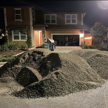 Golden Valley Material Supply - They delivered this amount of gravel within 2 hours of me ordering..thank you Manny and Vanessa - Building Supplies Near Me - Tracy, California