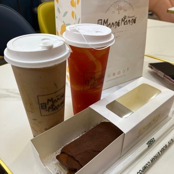 Mango Mango Dessert - Grapefruit slice tea, brown sugar milk tea, and coco crepe - Desserts Near Me - Aiea, Hawaii Mango Mango Dessert - Grapefruit slice tea, brown sugar milk tea, and coco crepe - Desserts Near Me - Aiea, Hawaii