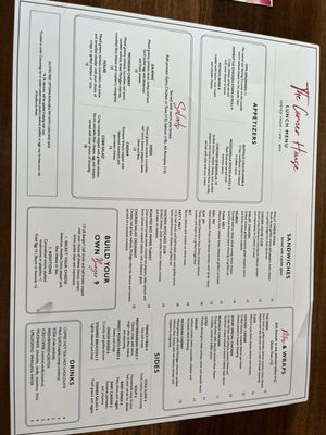 Menu photo 2 The Corner House Shelby Township, MI Menu photo 2 The Corner House Shelby Township, MI
