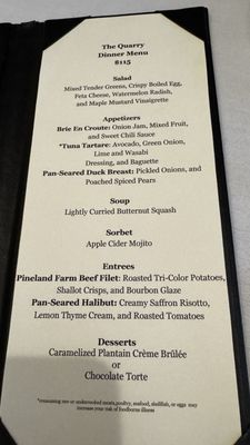 Menu photo 6 The Quarry Monson, ME