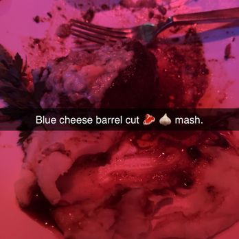 The Precinct - Barrel-Cut Filet Mignon with Blue Cheese - Steakhouses Near Me - Cincinnati, Ohio The Precinct - Barrel-Cut Filet Mignon with Blue Cheese - Steakhouses Near Me - Cincinnati, Ohio