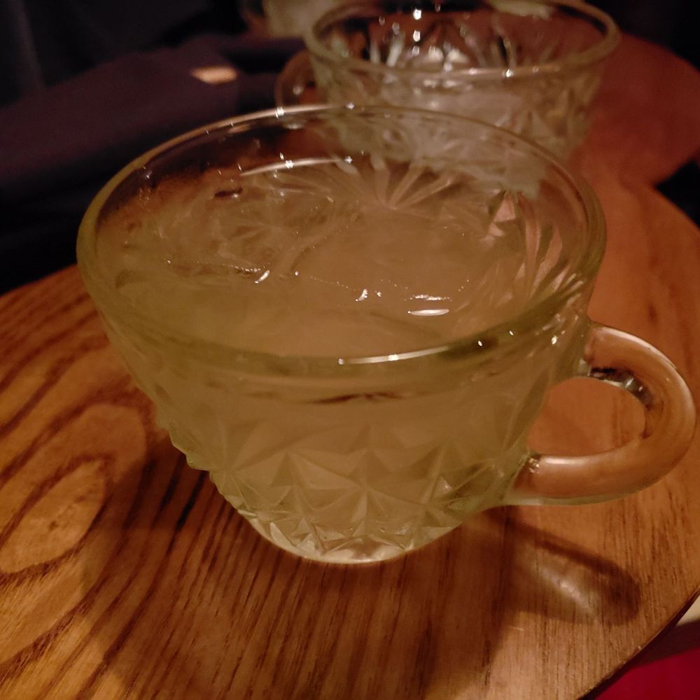 Lazy Bear - Punch made from pine cone, vermouth, and foraged peppercorns from the east bay - New American Near Me - San Francisco, California Lazy Bear - Punch made from pine cone, vermouth, and foraged peppercorns from the east bay - New American Near Me - San Francisco, California