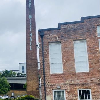 Optimist Hall - The old chimney from the mill before it was Optimist Hall - Food Court Near Me - Charlotte, North Carolina