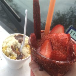 Corn cup and frescanda