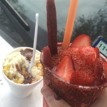 Yoyi's Fruity-Land - Corn cup and frescanda - Desserts Near Me - San Marcos, Texas