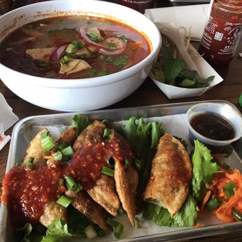 Cris and John - Veggie Dumplings and Angry Pho - Vietnamese Near Me - Dallas, Texas Cris and John - Veggie Dumplings and Angry Pho - Vietnamese Near Me - Dallas, Texas