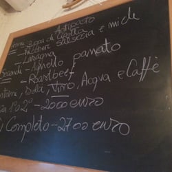Campacavallo - Menu