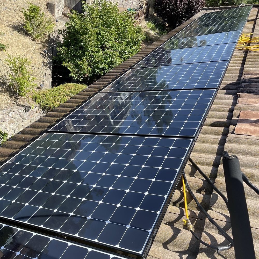 Squeaky Clean Solar - After cleaning - Solar Panel Cleaning Near Me