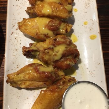 The Fire Side Public House - Honey mustard wings and bleu cheese - New American Near Me - Pittsburgh, Pennsylvania