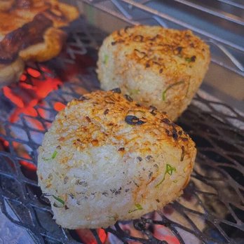 Noren Izakaya - Yaki onigini ( grilled rice ball) - Izakaya Near Me - San Francisco, California Noren Izakaya - Yaki onigini ( grilled rice ball) - Izakaya Near Me - San Francisco, California
