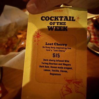 Lowboy - Cocktail of the week - November '23 - Cocktail Bars Near Me - Los Angeles, California Lowboy - Cocktail of the week - November '23 - Cocktail Bars Near Me - Los Angeles, California