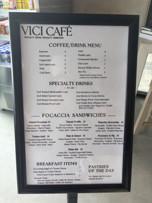 Menu photo 1 Vici Café San Diego, CA