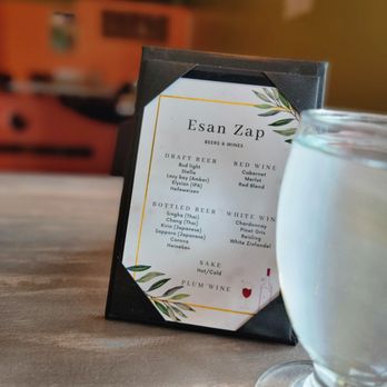Esan Zap - Adult drink menu - Thai Near Me - Lacey, Washington Esan Zap - Adult drink menu - Thai Near Me - Lacey, Washington