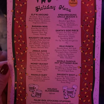 False Idol - 2022 Holiday Drink Specials - Cocktail Bars Near Me - San Diego, California
