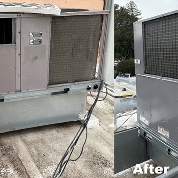 3rdGen Heating and Cooling - Here is the old unit and the new one. - Heating & Air Conditioning/HVAC Near Me - Berkeley, California 3rdGen Heating and Cooling - Here is the old unit and the new one. - Heating & Air Conditioning/HVAC Near Me - Berkeley, California