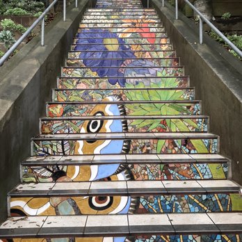 Hidden Garden Steps - Public Art Near Me - San Francisco, California Hidden Garden Steps - Public Art Near Me - San Francisco, California