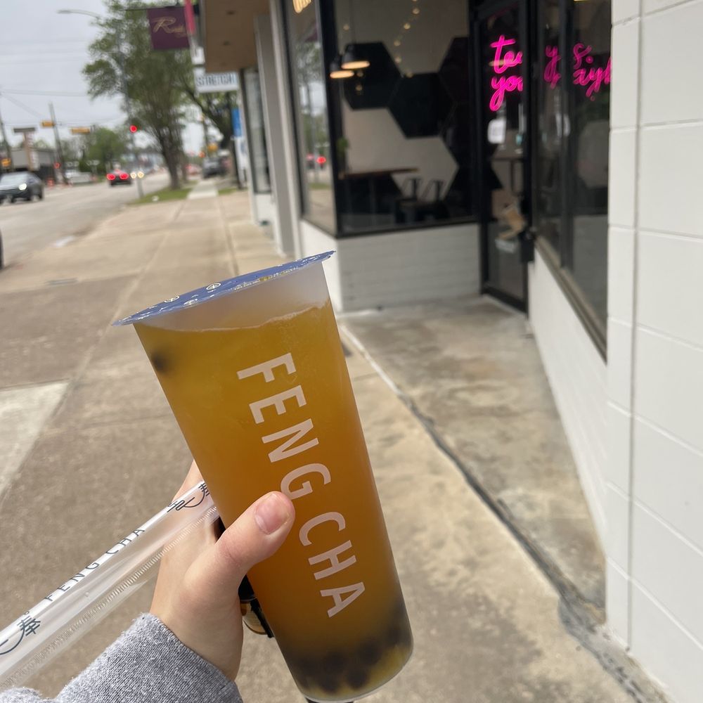 Feng Cha - Heights - Mango green tea - Coffee & Tea Near Me - Houston, Texas