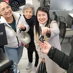 Vancouver Honda - My baby, my wife, mother-in-law, Jocelyn (car sales agent), me