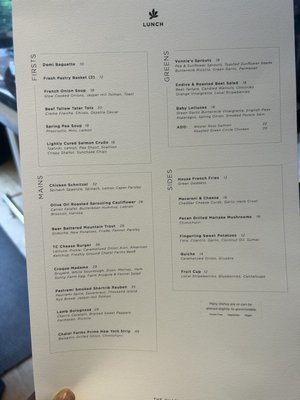 Menu photo 1 THE CHASTAIN Atlanta, GA Menu photo 1 THE CHASTAIN Atlanta, GA
