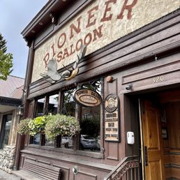 Exterior outside entrance of Pioneer Saloon - Pioneer Saloon of Ketchum - Ketchum, Idaho Exterior outside entrance of Pioneer Saloon - Pioneer Saloon of Ketchum - Ketchum, Idaho