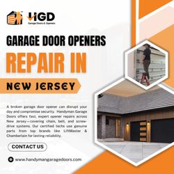 Handyman Garage Doors - Keep your garage door system running smoothly with expert opener repair services in New Jersey!