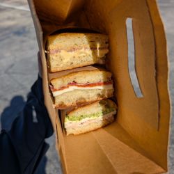 Counter Cheesemongers - Three scrumptious sandwiches