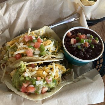 Tacos 4 Life - Classic beef taco (amazing) and fajita chicken taco. - Tacos Near Me - Charlotte, North Carolina