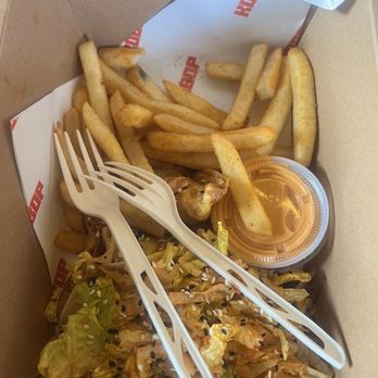 Kobop RVA - Cravings Box (happy hour) fries, bulgogi beef taco, soy garlic dumplings - Tacos Near Me - Richmond, Virginia Kobop RVA - Cravings Box (happy hour) fries, bulgogi beef taco, soy garlic dumplings - Tacos Near Me - Richmond, Virginia