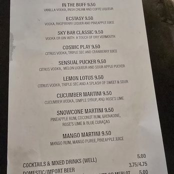 Sky Bar Steak and Sushi - Happy Hour Menu - Sushi Bars Near Me - Galveston, Texas Sky Bar Steak and Sushi - Happy Hour Menu - Sushi Bars Near Me - Galveston, Texas
