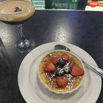 Cucina Bella - Crème brûlée and espresso martini - Italian Near Me - Denver, Colorado Cucina Bella - Crème brûlée and espresso martini - Italian Near Me - Denver, Colorado