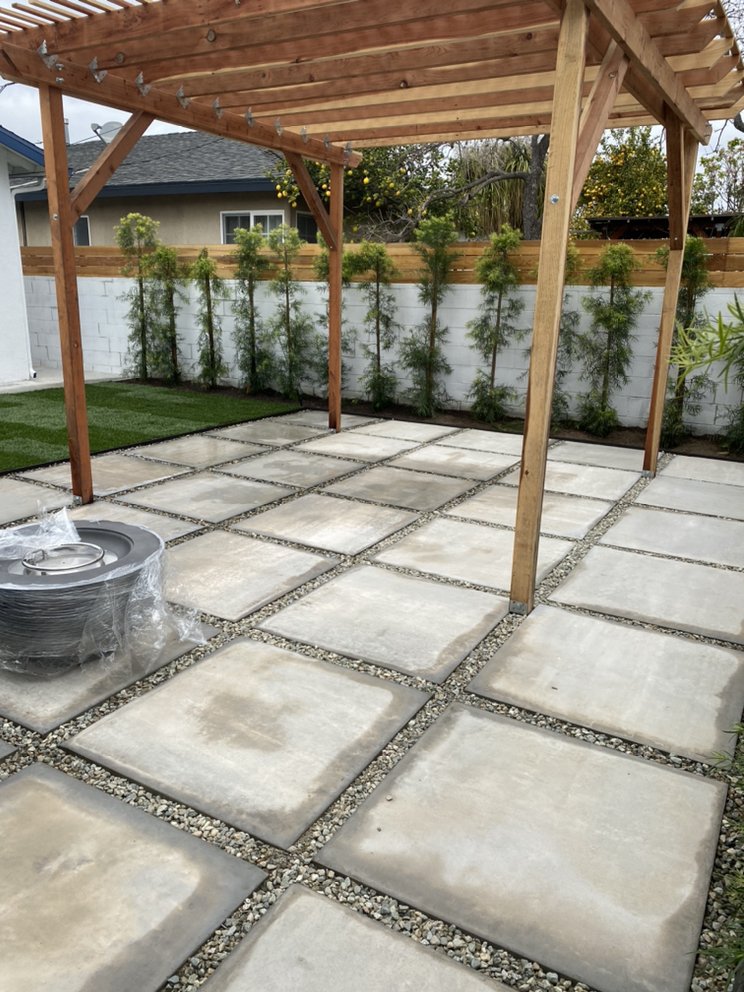 Backyard landscape remodel in Long Beach by ASC Landscaping