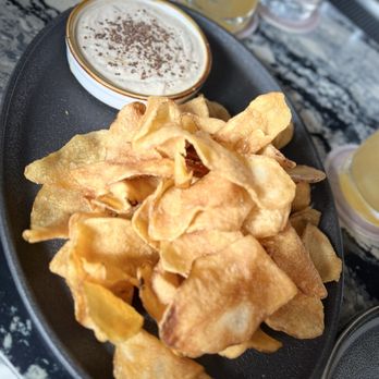 Clark & Bourbon - Smoke fish dip I think...the chips were perfect - Whiskey Bars Near Me - St Louis, Missouri