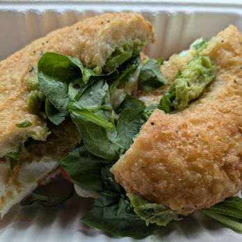 Henry’s Bagel & Deli - Veggie sandwich bagel on asiago - Delis Near Me - Kittery, Maine