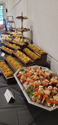 Corporate Buffets & Stations - Our corporate food stations and buffets are a testament to our commitment to excellence in presentation, quality, and service. With an emphasis on elegance, diversity, and customization, we strive to exceed expectations and create memorable culinary experiences that leave a lasting impression on guests. Minimum of 40 for Corporate Orders** Corporate Buffets & Stations - Our corporate food stations and buffets are a testament to our commitment to excellence in presentation, quality, and service. With an emphasis on elegance, diversity, and customization, we strive to exceed expectations and create memorable culinary experiences that leave a lasting impression on guests. Minimum of 40 for Corporate Orders**
