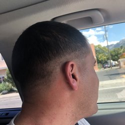 Stag Barber Shop - I asked for a low fade and this is what I got in return and on top of that I gave her a $5 dollar tip ( : how cool is that.