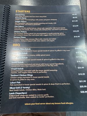 Menu photo 3 Casa Lahori San Diego, CA