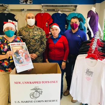 Uniforms Etc - Uniforms, Etc San Benito participated in Toys for Tots this year. Thank you Aracely! - Uniforms Near Me - San Benito, Texas