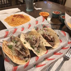 Carne asada street tacos